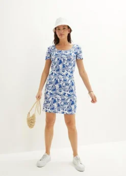 Robe En Jersey Basique Avec Imprimé -Mode Femme 23063602 ope4xsJZ