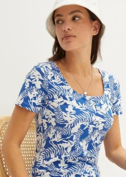 Robe En Jersey Basique Avec Imprimé -Mode Femme 23063605 Z96EcYuh