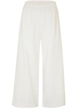 Jupe-culotte En Lin, Longueur Mollet