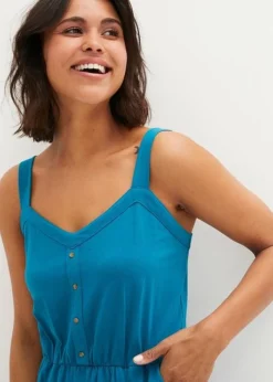 Robe En Jersey Coton Longueur Genou Avec Poches -Mode Femme 23063756 kQ1EXR5w