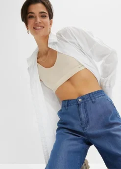 Rainbow Jean Large Avec Fente En Lyocell 11 Rainbow Jean Large Avec Fente En Lyocell -Mode Femme 23064207 SgRIPgyc