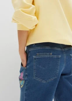 Rainbow Jean Barrel Imprimé -Mode Femme 23064222 rLxMvh1t