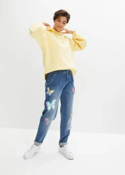 Rainbow Jean Barrel Imprimé -Mode Femme 23064225 YfggaujJ