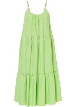 Rainbow Robe étagée Avec Lin Majoritaire