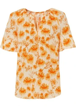 Tunique En Viscose Avec Manches Papillon