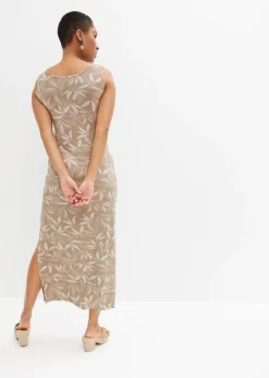 Robe Longue Avec Fente Avec Viscose -Mode Femme 23069234 aDGiFw0r