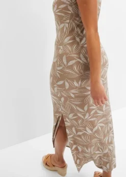 Robe Longue Avec Fente Avec Viscose -Mode Femme 23069238 CFIFLSZU