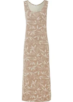 Robe Longue Avec Fente Avec Viscose