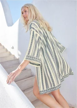 Rainbow Blouse Kimono En Viscose -Mode Femme 23074495 RQKzbVAs