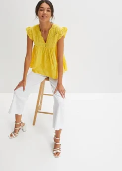 Blouse Ample à Dentelle -Mode Femme 23076437 LbNmelhw