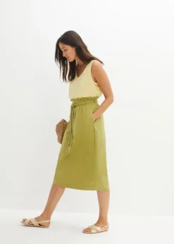 Jupe En Jersey Avec Cordon -Mode Femme 23078043 exTgGYgL