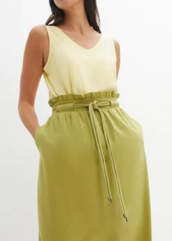 Jupe En Jersey Avec Cordon -Mode Femme 23078059 MWAMAmxw