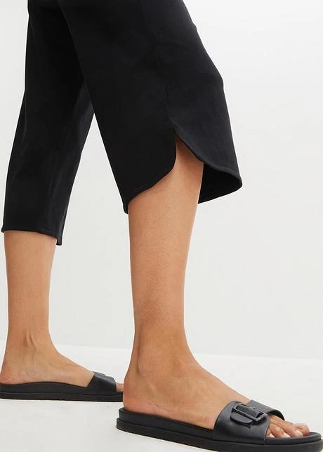 Jupe-culotte Large En Jersey De Coton, Longueur 3/4 Avec Ceinture Confort 6 Jupe-culotte Large En Jersey De Coton, Longueur 3/4 Avec Ceinture Confort – Image 6