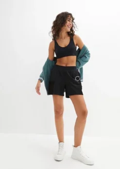 Short En Sweat Avec Mesh 10 Short En Sweat Avec Mesh -Mode Femme 23079553 XlrUKVIl