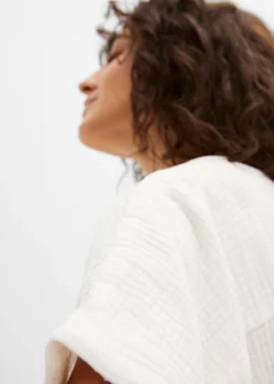 Blouse En Mousseline Avec Patte De Boutonnage Et Poche 11 Blouse En Mousseline Avec Patte De Boutonnage Et Poche -Mode Femme 23079841 BLfXJLpa