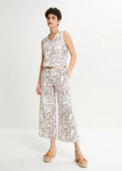 PREMIUM Jupe-culotte En Lin -Mode Femme 23082448 5BBAcgca