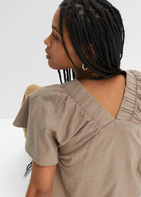 Rainbow Tunique Avec Lin Majoritaire 6 Rainbow Tunique Avec Lin Majoritaire – Image 6