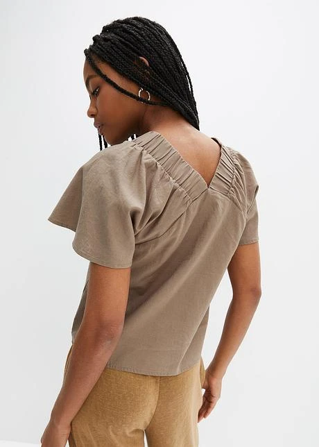 Rainbow Tunique Avec Lin Majoritaire 3 Rainbow Tunique Avec Lin Majoritaire – Image 3