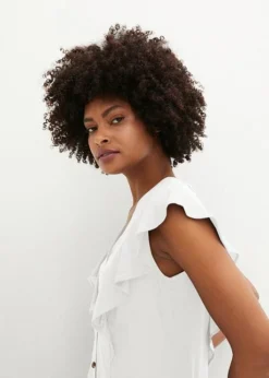 Blouse à Manches Volantées -Mode Femme 23092070 F8eCndEh