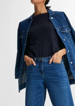 Jean Stretch Avec Taille Confortable Et Jambes Extra Larges 17 Jean Stretch Avec Taille Confortable Et Jambes Extra Larges -Mode Femme 23096599 ebdkfajU