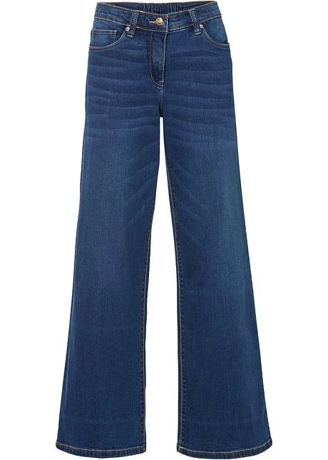 Jean Stretch Avec Taille Confortable Et Jambes Extra Larges 1 Jean Stretch Avec Taille Confortable Et Jambes Extra Larges