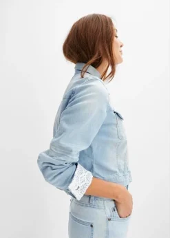 Rainbow Veste En Jean à Empiècement Dentelle -Mode Femme 23098734 g8wKTRAz