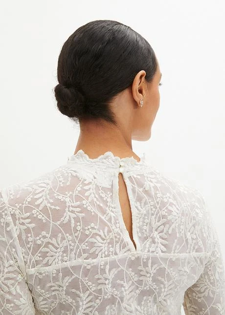 Blouse Dirndl En Dentelle, Manches Longues 5 Blouse Dirndl En Dentelle, Manches Longues – Image 5