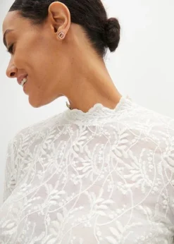 Blouse Dirndl En Dentelle, Manches Longues 12 Blouse Dirndl En Dentelle, Manches Longues -Mode Femme 23099023 joCLodn2