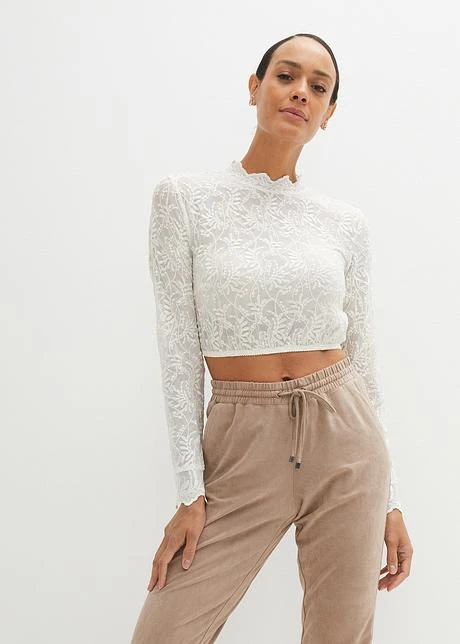 Blouse Dirndl En Dentelle, Manches Longues 2 Blouse Dirndl En Dentelle, Manches Longues – Image 2