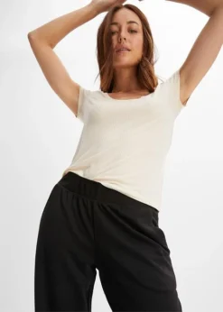 Pantalon Jazz Punto Di Roma Avec Taille Confortable -Mode Femme 23100525 QjsP0BmQ