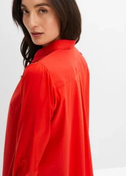 Robe-chemise Avec Base Arrondie -Mode Femme 23100694 WO4DkFVL