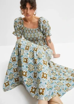 Rainbow Robe Longue Avec Smock -Mode Femme 23102309 fiVPa0WO