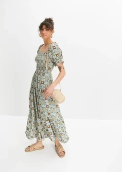 Rainbow Robe Longue Avec Smock -Mode Femme 23102938 6g98VbNo