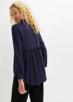 Chemisier Long En Viscose Avec Patte De Boutonnage -Mode Femme 23105230 RjgWZF1K