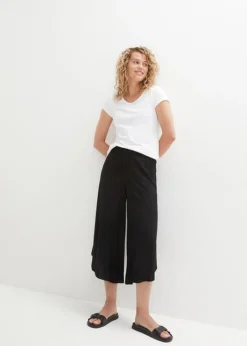 Jupe-culotte Avec Taille Entièrement élastiquée -Mode Femme 23109811 tU210uQs