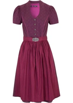 Robe Bavaroise Avec Tablier Longueur Genou (Ens. 2 Pces.)