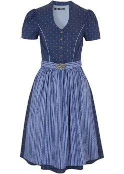 Robe Bavaroise Avec Tablier Longueur Genou (Ens. 2 Pces.) 13 Robe Bavaroise Avec Tablier Longueur Genou (Ens. 2 Pces.) -Mode Femme 23109919 YffyfjKx