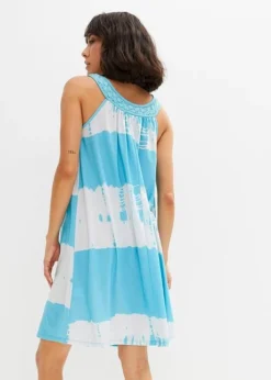 Robe à Imprimé Batik En Polyester Recyclé -Mode Femme 23110294 neoil44a