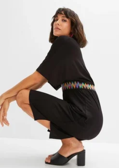 Robe En Jersey Avec Galon Décoratif -Mode Femme 23110324 XGrL29c3