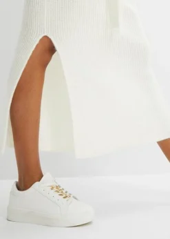 Rainbow Robe En Maille Col En V Et Ceinture (Ens. 2 Pces.) -Mode Femme 23112149 eRf3Wm7L