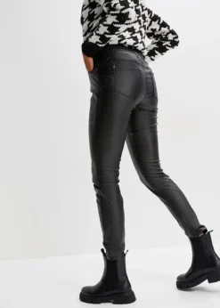 Pantalon Skinny Stretch Enduit Avec Taille élastiquée -Mode Femme 23112696 20OmyMPF