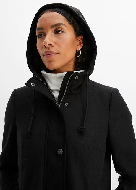 Manteau En Imitation Laine, Coupe Longue 5 Manteau En Imitation Laine, Coupe Longue – Image 5