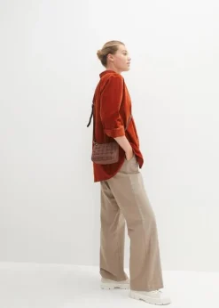 Chemise En Velours Côtelé Avec Fente Latérale -Mode Femme 23115203 cjgVhbbs