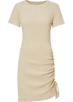 Rainbow Robe à Fronces En Tissu Structuré