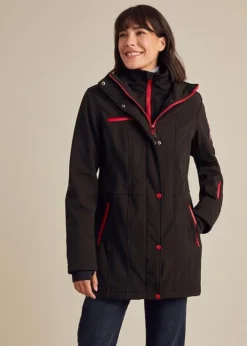 Veste Longue Softshell Extensible -Mode Femme 23117932 bKOwVjBR