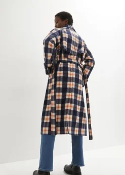 Manteau En Imitation Laine à Carreaux 10 Manteau En Imitation Laine à Carreaux -Mode Femme 23118311 f9fqxrcC