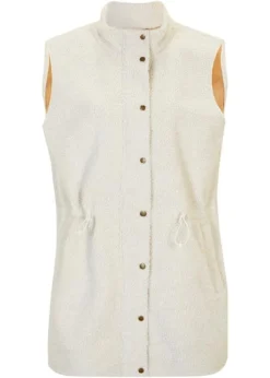 Gilet Sans Manches En Maille Peluche