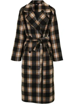 Manteau En Imitation Laine à Carreaux 15 Manteau En Imitation Laine à Carreaux -Mode Femme 23120423 TDB77Cx5