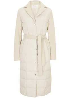 Manteau Matelassé Style Blazer