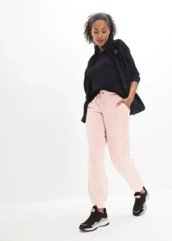 Pantalon De Jogging En Polaire Avec Bordures -Mode Femme 23125469 OZeD21KN